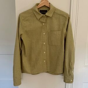 LIKE NEW Pendleton 100% Wool Plaid Shirt Jacket - Green Gingham